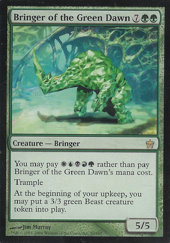 Bringer of the Green Dawn (Fifth Dawn) Light Play