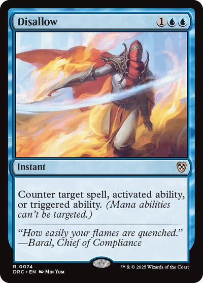 Disallow (Commander: Aetherdrift) Near Mint