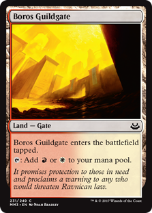 Boros Guildgate (Modern Masters 2017) Near Mint Foil