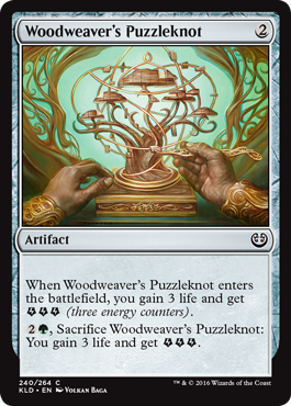 Woodweaver's Puzzleknot (Kaladesh) Light Play Foil