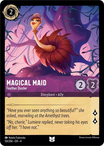 Magical Maid - Feather Duster (Ursula's Return) Near Mint Cold Foil