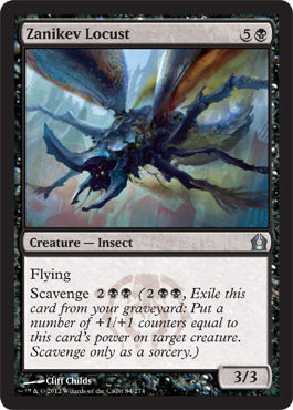 Zanikev Locust (Return to Ravnica) Medium Play Foil