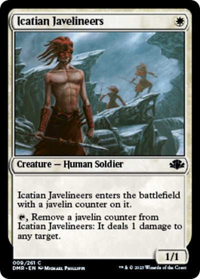 Icatian Javelineers (Dominaria Remastered) Near Mint Foil