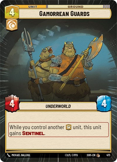 Gamorrean Guards (Hyperspace) (Spark of Rebellion) Near Mint Foil