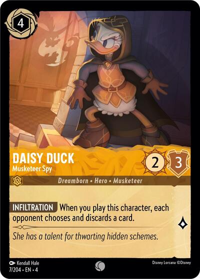 Daisy Duck - Musketeer Spy (Ursula's Return) Near Mint