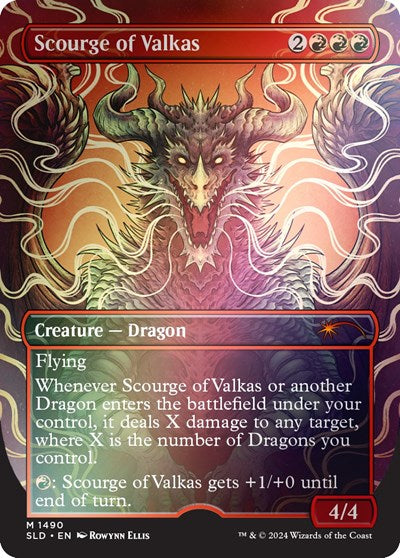 Scourge of Valkas  Rainbow Foil|0|0|0.00