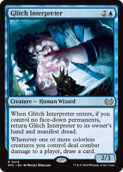 Glitch Interpreter (Commander: Duskmourn: House of Horror) Light Play