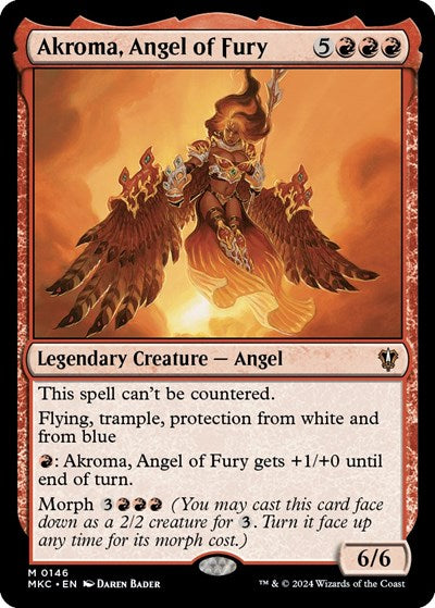 Akroma, Angel of Fury (Commander: Murders at Karlov Manor) Near Mint