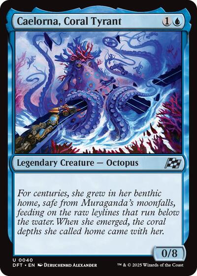 Caelorna, Coral Tyrant (Aetherdrift) Near Mint Foil