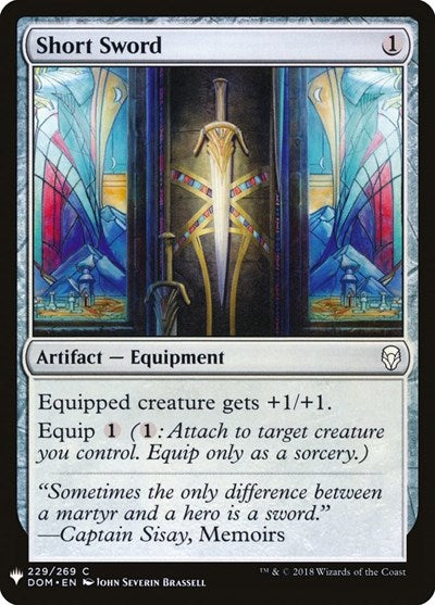 Short Sword (Mystery Booster) Near Mint