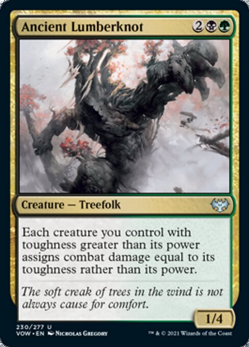 Ancient Lumberknot (Innistrad: Crimson Vow) Medium Play
