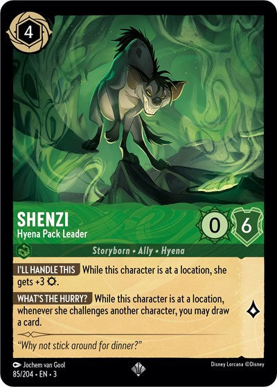 Shenzi - Hyena Pack Leader (Into the Inklands) Near Mint