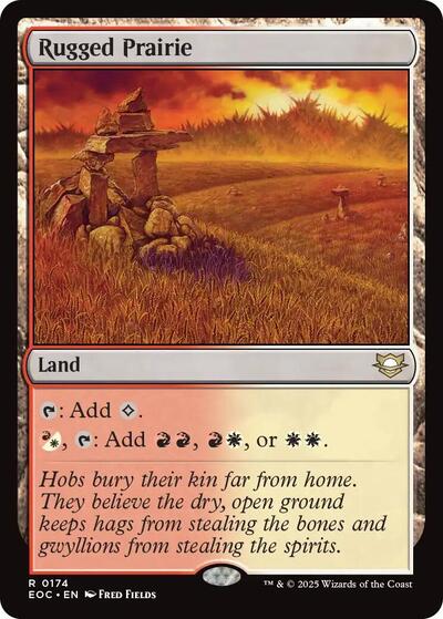 Rugged Prairie (Commander: Edge of Eternities) Near Mint