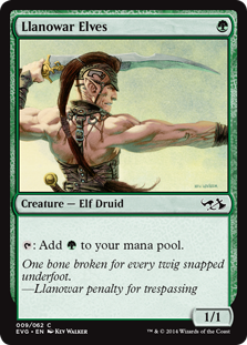 Llanowar Elves (Duel Decks Anthology: Elves vs Goblins) Medium Play