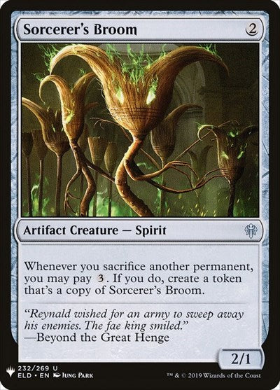 Sorcerer's Broom (Mystery Booster) Near Mint