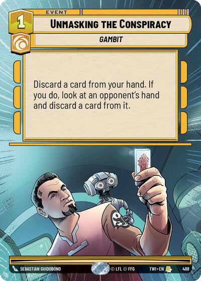 Unmasking the Conspiracy (Hyperspace) (Twilight of the Republic) Near Mint