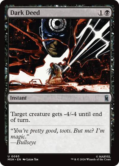Dark Deed (Marvel Super Heroes) Near Mint Foil