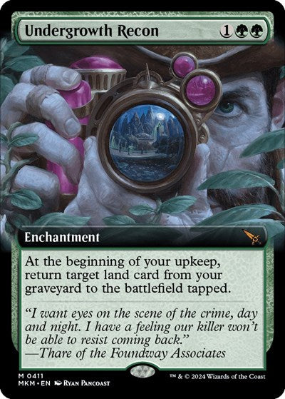 Undergrowth Recon (Extended Art) (Murders at Karlov Manor) Near Mint Foil