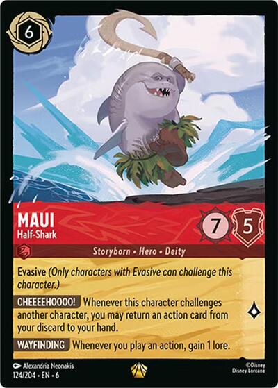 Maui - Half-Shark (Azurite Sea) Near Mint Cold Foil