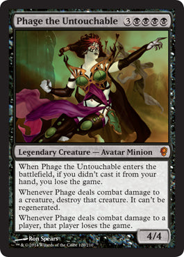 Phage the Untouchable (Conspiracy) Near Mint Foil