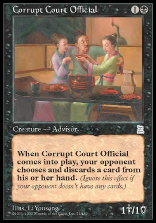 Corrupt Court Official (Portal Three Kingdoms) Near Mint