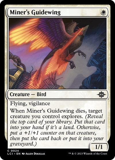 Miner's Guidewing (The Lost Caverns of Ixalan) Near Mint Foil