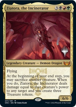 Ziatora, the Incinerator (Promo Pack: Streets of New Capenna) Near Mint