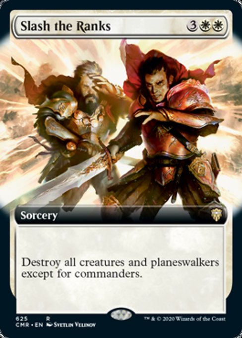 Slash the Ranks (Extended Art) (Commander Legends) Near Mint Foil