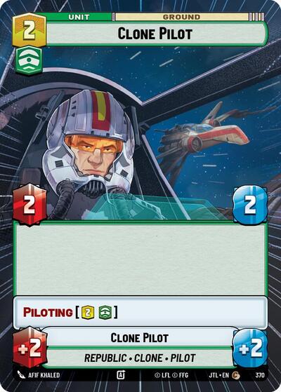 Clone Pilot (Hyperspace) (Jump to Lightspeed) Near Mint