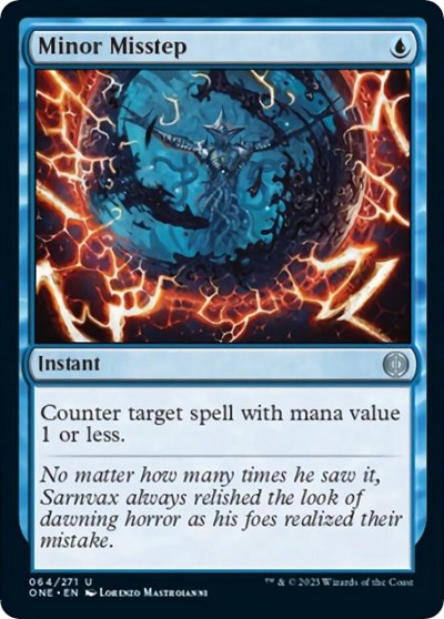 Minor Misstep (Phyrexia: All Will Be One) Near Mint