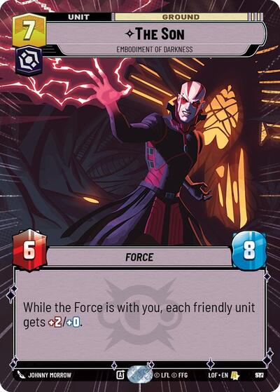 The Son Embodiment of Darkness (Hyperspace Foil) (Legends of the Force) Near Mint Foil