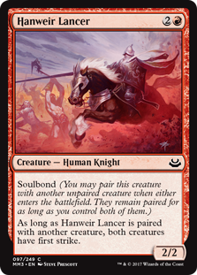 Hanweir Lancer (Modern Masters 2017) Near Mint Foil