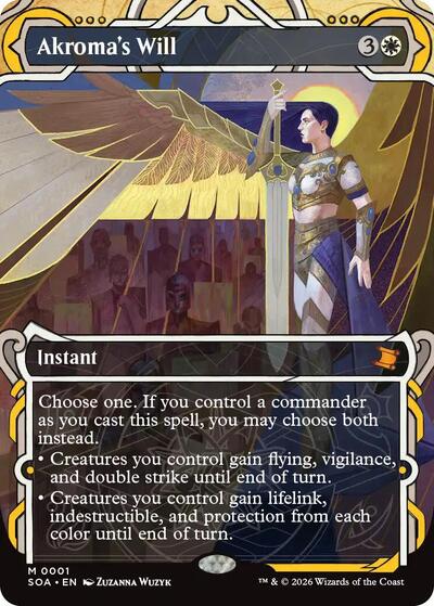Akroma's Will (Secrets of Strixhaven: Mystical Archive) Near Mint Foil