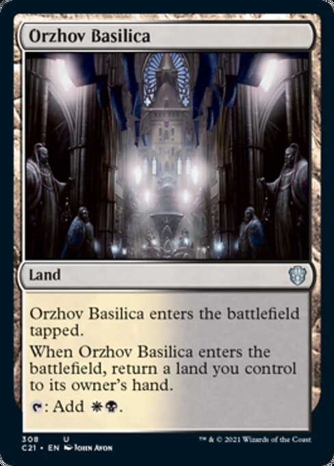 Orzhov Basilica (Commander 2021 Strixhaven) Near Mint