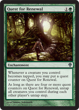 Quest for Renewal (Worldwake) Heavy Play