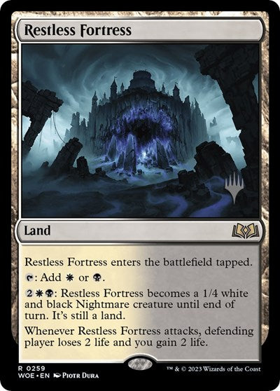Restless Fortress (Promo Pack: Wilds of Eldraine) Near Mint Foil