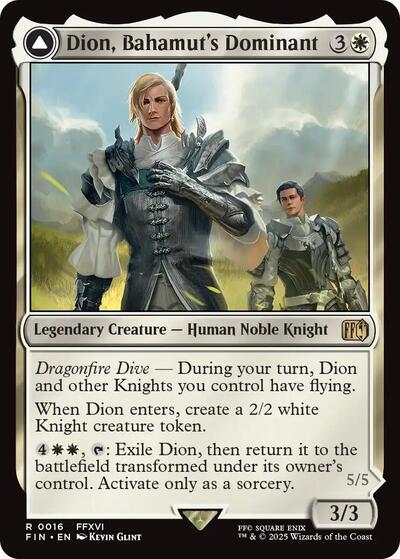Dion, Bahamut's Dominant (Universes Beyond: FINAL FANTASY) Light Play Foil