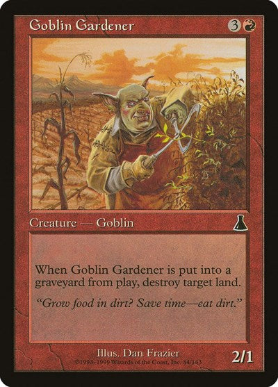 Goblin Gardener (Urza's Destiny) Near Mint Foil
