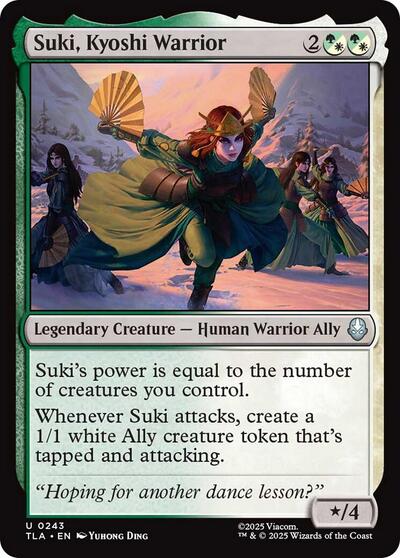 Suki, Kyoshi Warrior (Avatar: The Last Airbender) Near Mint Foil