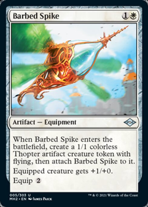 Barbed Spike (Modern Horizons 2) Medium Play Foil