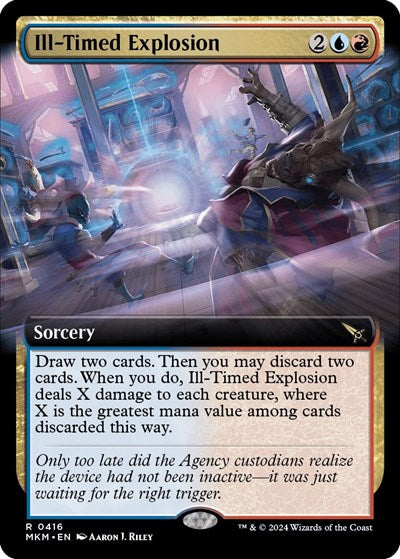 Ill-Timed Explosion (Extended Art) (Murders at Karlov Manor) Near Mint