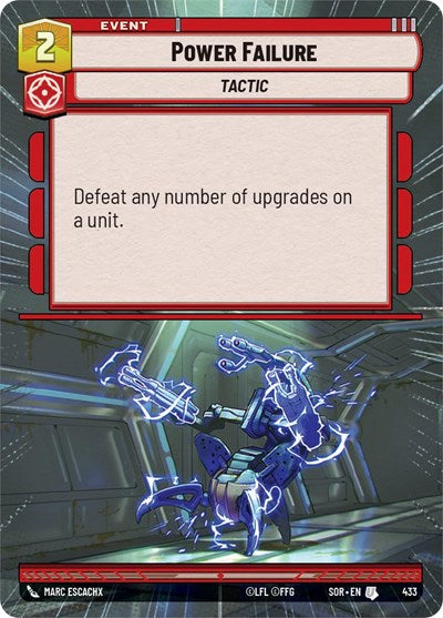 Power Failure (Hyperspace) (Spark of Rebellion) Near Mint