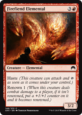 Firefiend Elemental (Magic Origins) Medium Play Foil