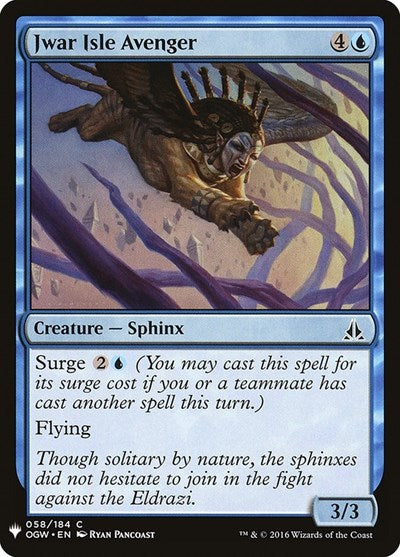 Jwar Isle Avenger (Mystery Booster) Near Mint