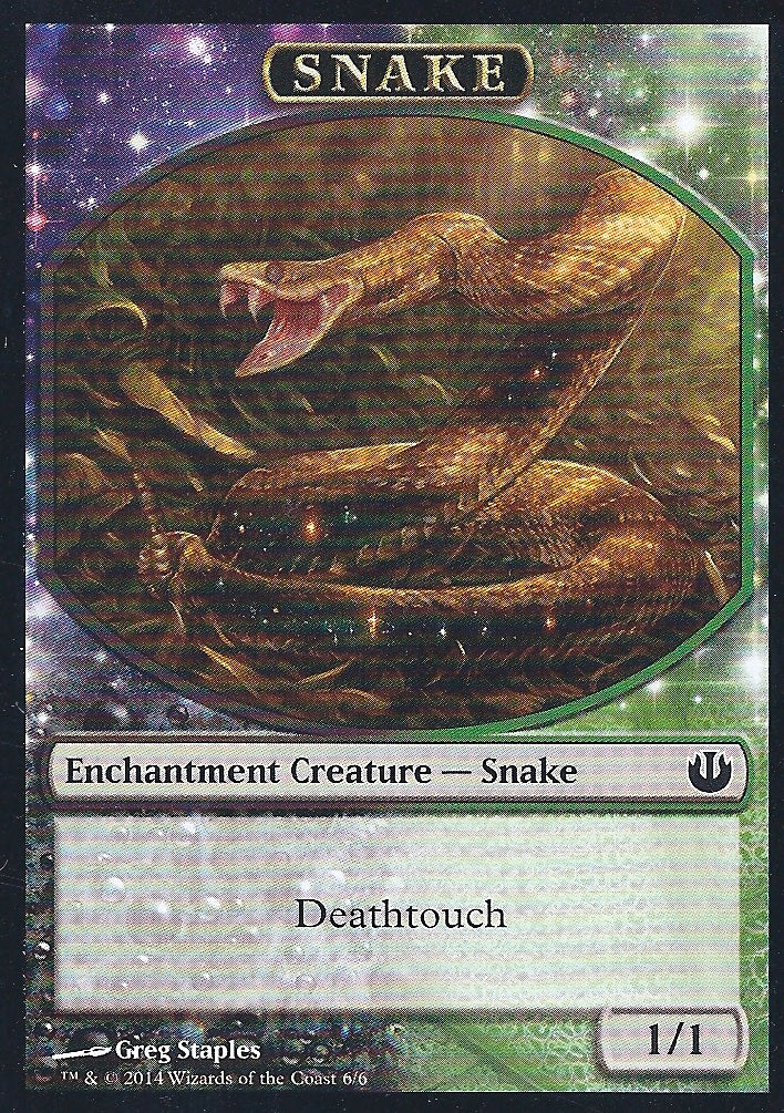 Snake Token (Journey into Nyx) Light Play