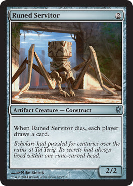 Runed Servitor (Conspiracy) Light Play