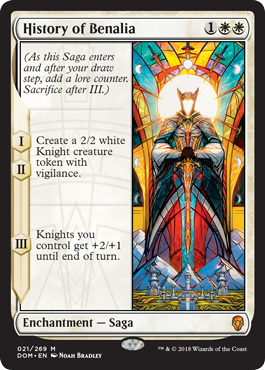 History of Benalia (Dominaria) Light Play Foil