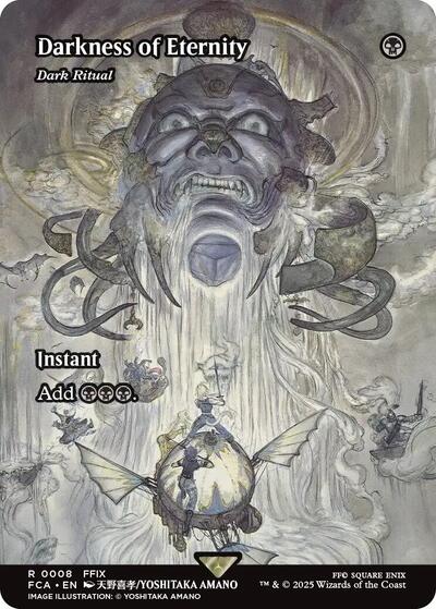 Darkness of Eternity - Dark Ritual (Showcase) (Universes Beyond: FINAL FANTASY: Through the Ages) Near Mint Foil