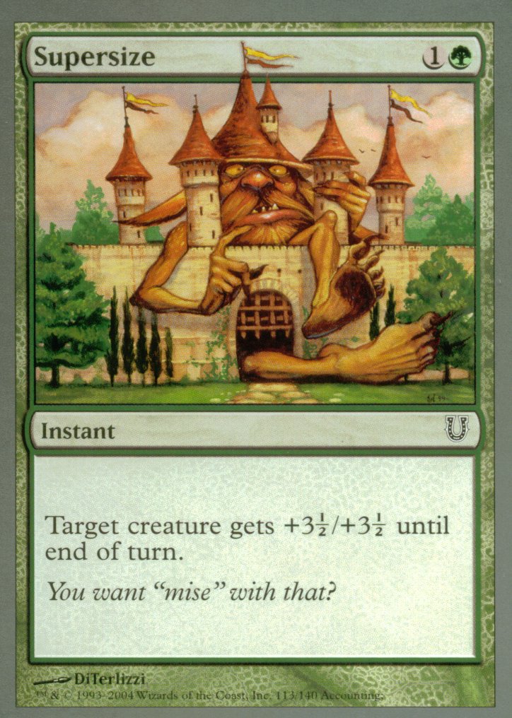 Supersize (Unhinged) Near Mint