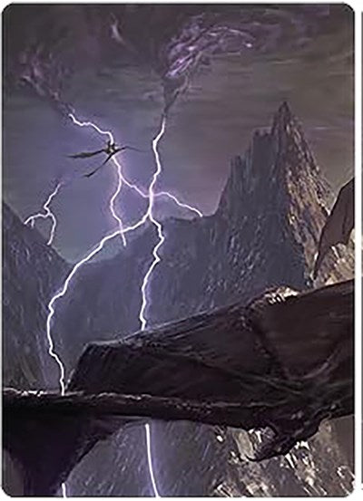 Call Forth the Tempest Art Card (Art Series: Universes Beyond: The Lord of the Rings: Tales of Middle-earth) Near Mint